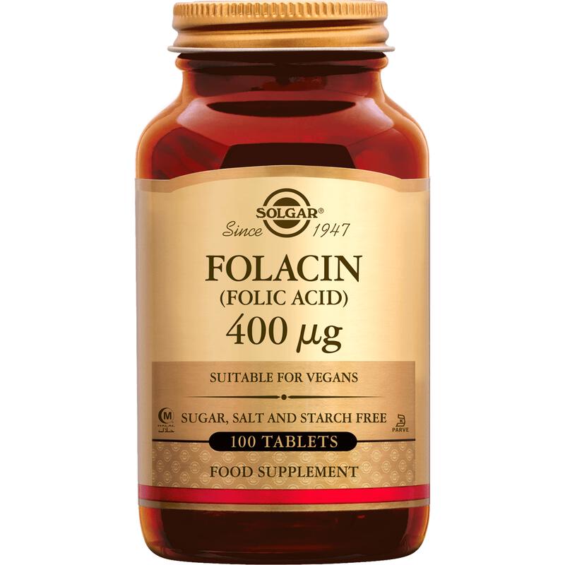 Solgar Folacin 400 MCG Tabletten 100 stuks