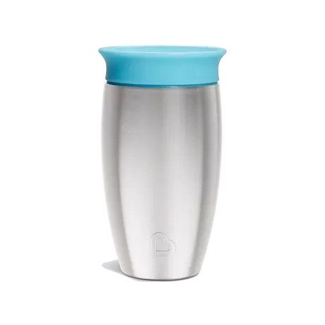 Munckin Drinkbeker Miracle Sippy Cup Roestvrij Staal Blauw 296 ML