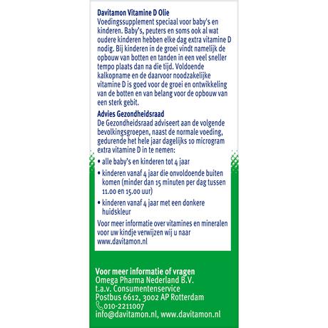 Davitamon Vitamine D Olie 25 ML