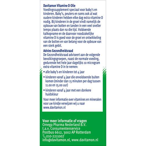 Davitamon Vitamine D Olie 25 ML
