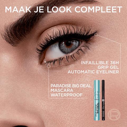L'Oréal Paris Lash Paradise Big Deal Mascara Waterproof Zwart