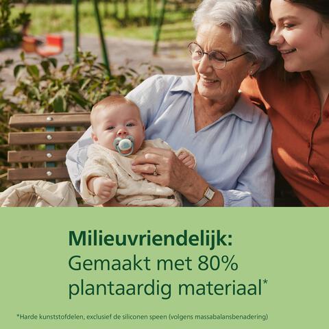 Philips Avent Fopspeen Ultra Soft Nighttime 0-6M SCF094/01 2 stuks