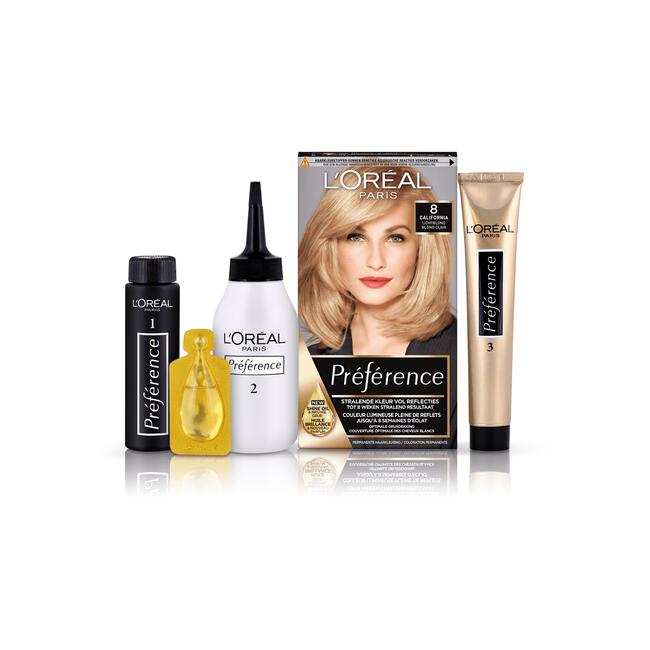 L'Oréal Paris Préférence Permanente Haarverf 8 California
