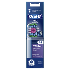 Oral-B 3D White Opzetborstels Wit 2 Stuks
