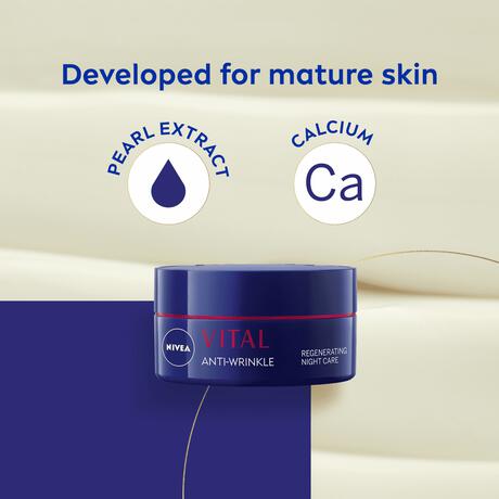 NIVEA Vital Herstellende Nachtcrème Oudere Huid 50 ML