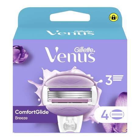Gillette Venus ComfortGlide Breeze Navulmesjes 4 Stuks