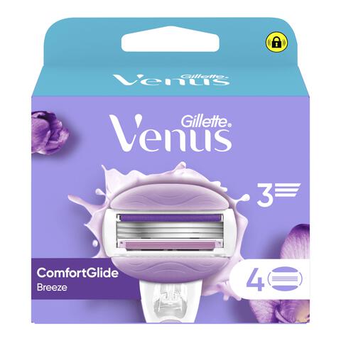 Gillette Venus ComfortGlide Breeze Navulmesjes 4 Stuks