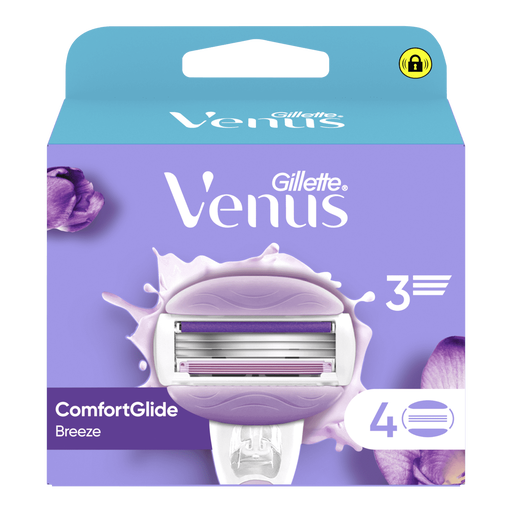 Gillette Venus ComfortGlide Breeze Navulmesjes 4 stuks