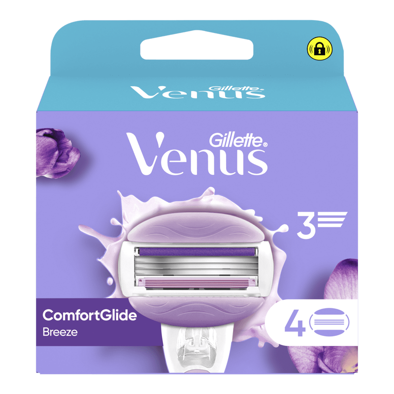 Gillette Venus ComfortGlide Breeze Navulmesjes 4 stuks