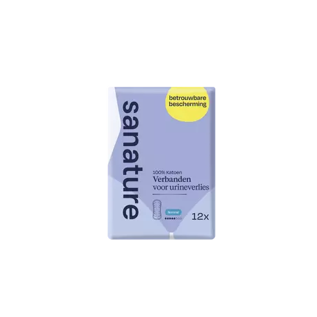 Sanature Pro Vivo 100% Katoenen Incontinentieverband Normaal 12 stuks