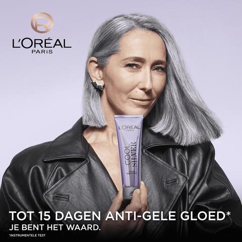 L'Oréal Paris Cool Silver Revitaliserende Zilververzorging Parelmoer Wit