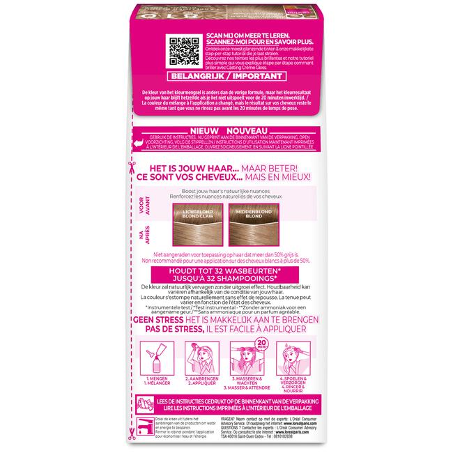 L’Oréal Paris Casting Crème Gloss 810 Parelmoer Blond