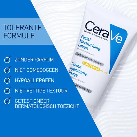 CeraVe Hydraterende Gezichtscrème SPF50 52 ML
