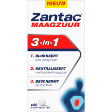 Zantac Maagzuurremmers 3In1 20 stuks