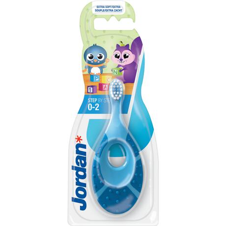 Jordan kindertandenborstel Step 1 Baby (0-2 Jaar)