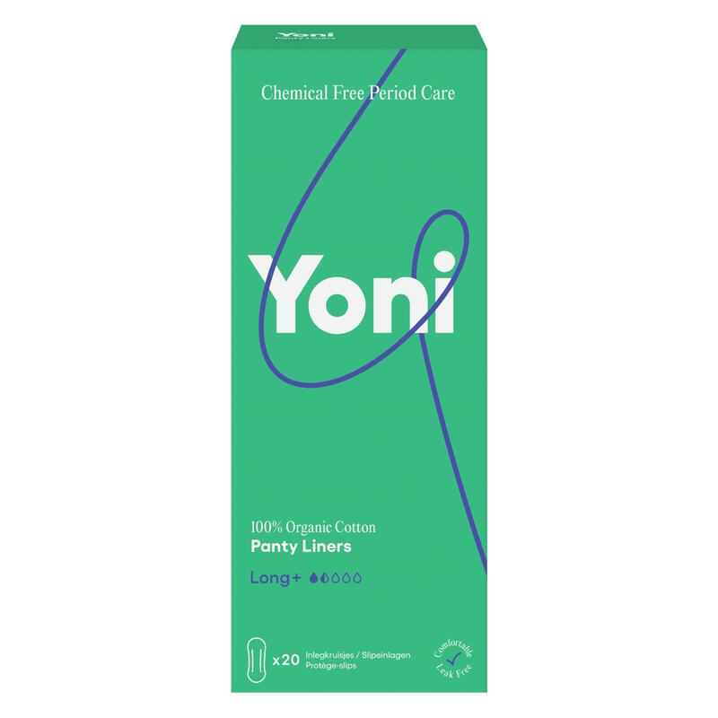 Yoni Inlegkruisjes Long 100% Biologisch Katoen 20 stuks