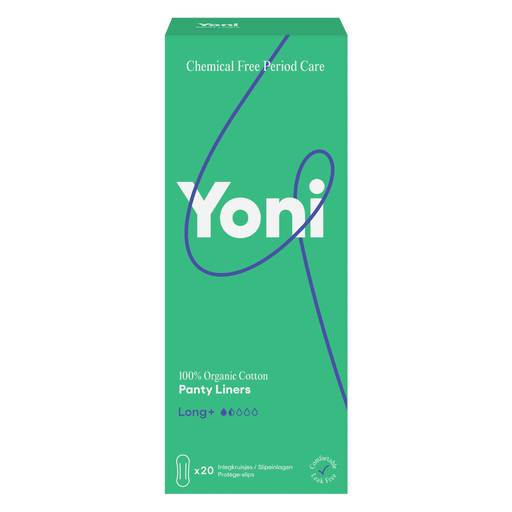 Yoni Inlegkruisjes Long 100% Biologisch Katoen 20 stuks