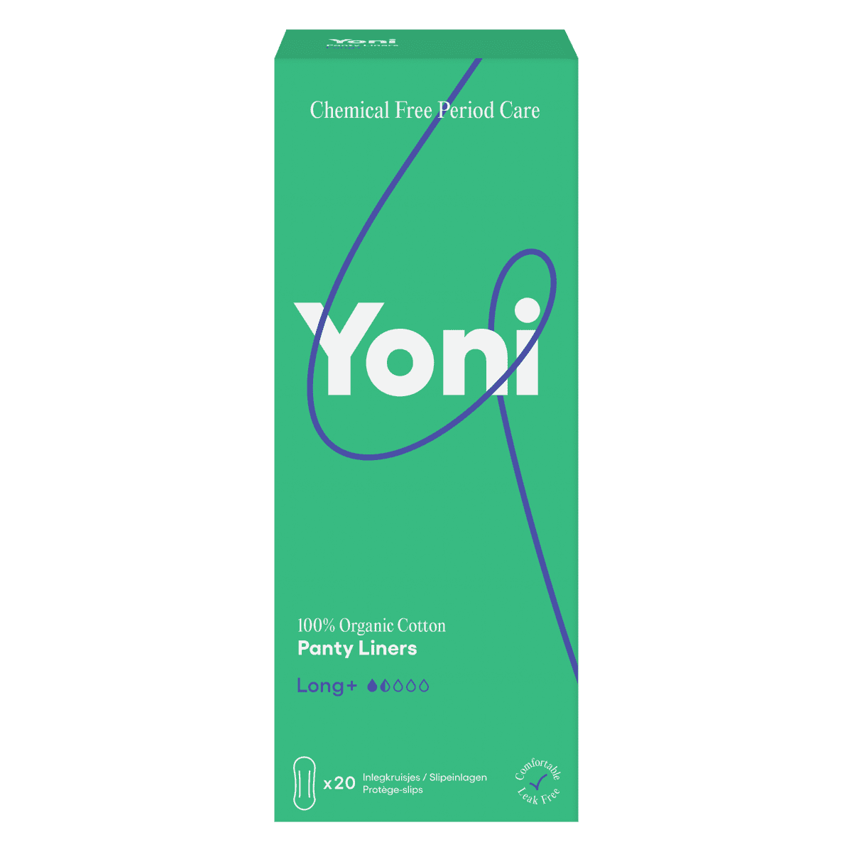 Yoni Inlegkruisjes Long Bio — 20 stuks
