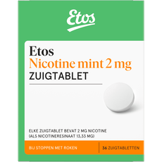 Etos Nicotine Zuigtabletten Mint 2 mg 36 stuks