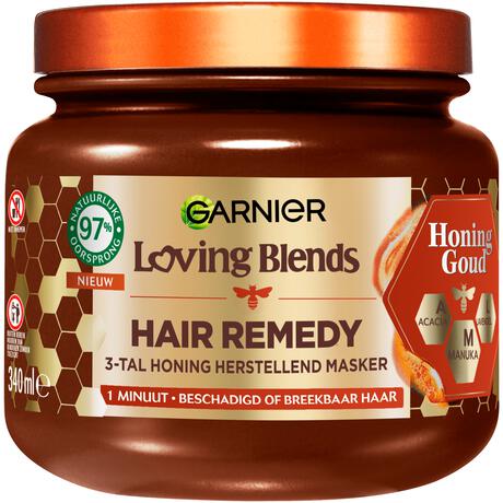 Garnier Loving Blends Honing Goud Haarmasker 340 ML