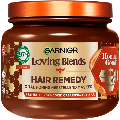 Garnier Loving Blends Honing Goud Haarmasker 340 ML