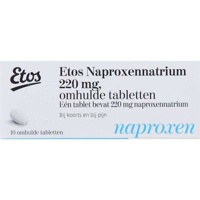 Etos Naproxennatrium 220 mg Omhulde Tabletten