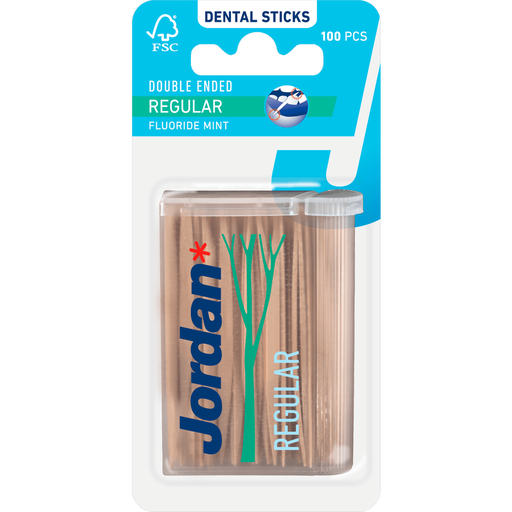 Jordan Double Ended Regular Tandenstokers 100 Stuks