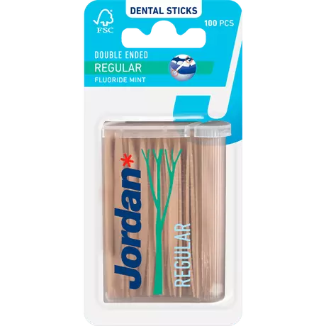 Jordan Double Ended Regular Tandenstokers 100 Stuks