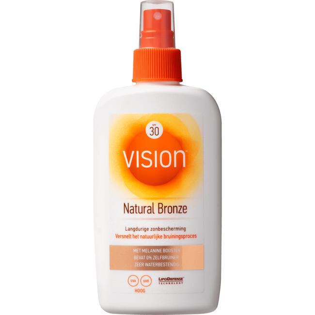 Vision Natural Bronze Zonnebrand Spray SPF30 180ML
