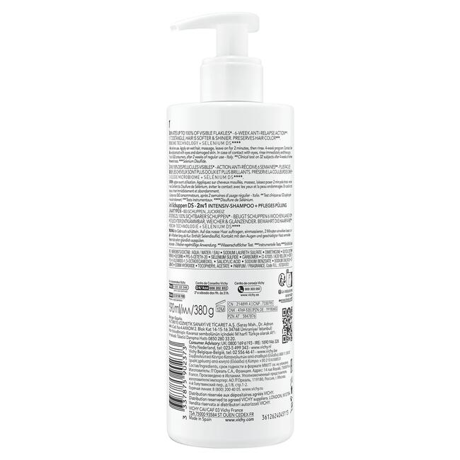 Vichy Dercos Anti-Roos 2-In-1 Shampoo + Conditioner 390 ML