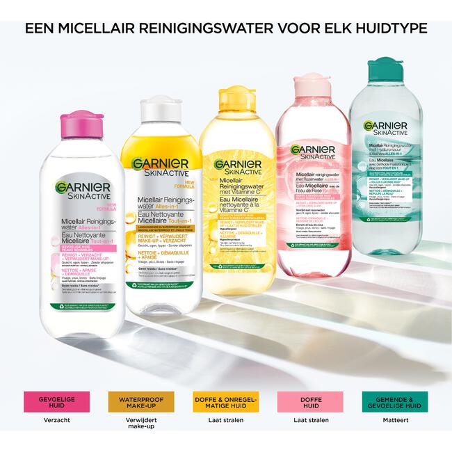 Garnier SkinActive Micellair Reinigingswater met Hyaluronzuur & Aloë Vera 400 ML