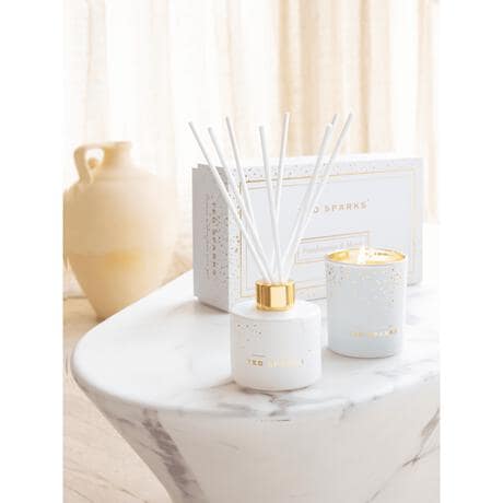 Ted Sparks Candle & diffuser giftset frankincense & myrrh
