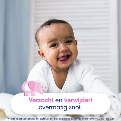 OtriCare Baby Monodose Zoutoplossing bij een Verstopte Neus 18 x 5 ML