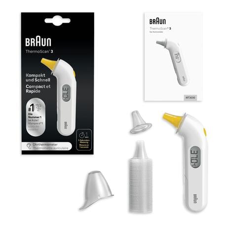 Braun ThermoScan 3 Oorthermometer High Speed IRT3030