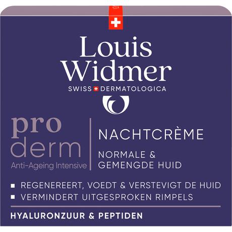 Louis Widmer Proderm Nachtcrème Licht Geparfumeerd 50 ML