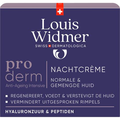 Louis Widmer Proderm Nachtcrème Licht Geparfumeerd 50 ML