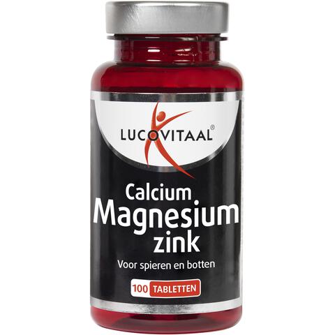 Lucovitaal Calcium Magnesium Zink Tabletten 100 stuks