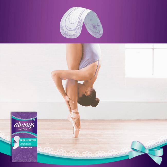 Always Daily Fresh Inlegkruisjes Normal 58 Stuks