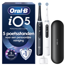 Oral-B iO 5s Zwart & Wit Duo Elektrische Tandenborstels