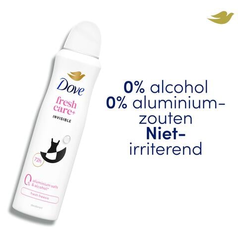 Dove Invisible 0% Deodorant Spray 150 ML
