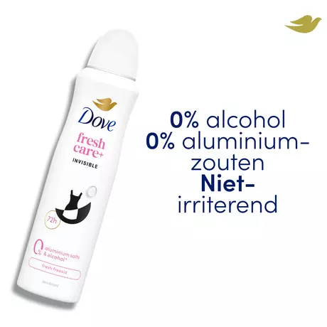 Dove Invisible 0% Deodorant Spray 150 ML