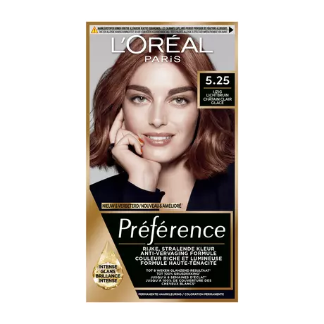 L'Oréal Paris Préférence Permanente Haarverf 5.25 Antigua Ijzig