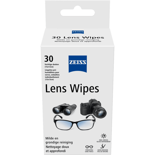 Zeiss Lens Wipes Reinigingsdoekjes 30 stuks