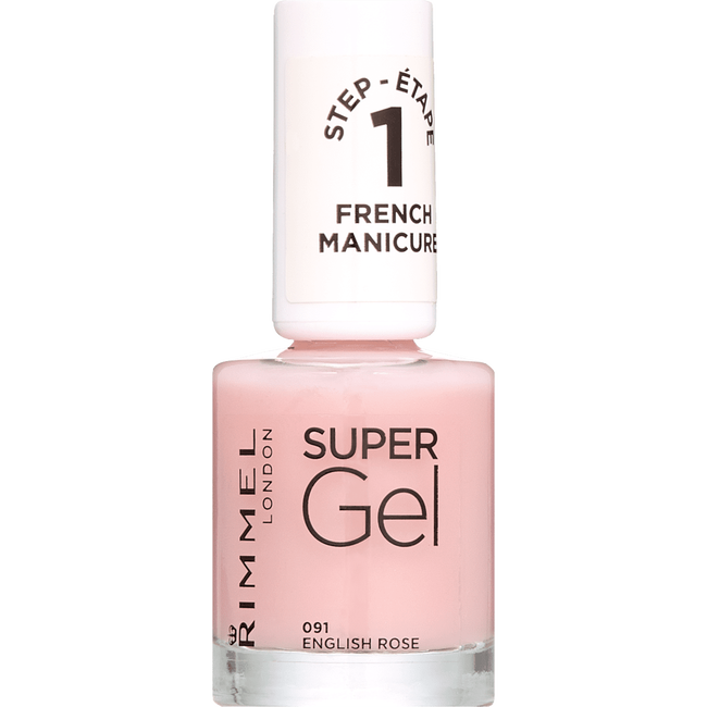 Rimmel London Super Gel French Manicure 091 English Rose 12 ML Etos