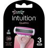 Wilkinson Sword Intuition Quattro for Women Navulmesjes 3 stuks