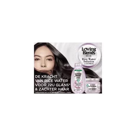 Garnier Loving Blends Rice Water Infusion Glans & Zacht haarmasker 340 ML