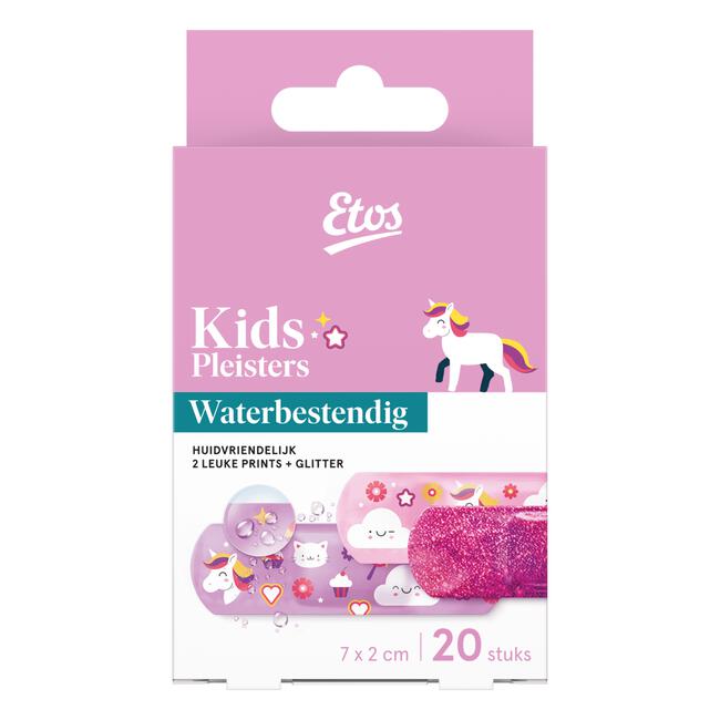 Etos kids pleister unicorn en glitter