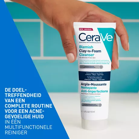 CeraVe Anti-Onzuiverheden Klei naar Schuim Reiniging 118ml