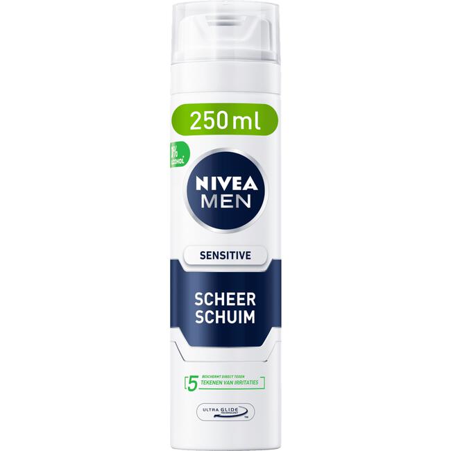 badge Panorama Oh NIVEA MEN Sensitive Scheerschuim 250 ML 250 ML | Etos