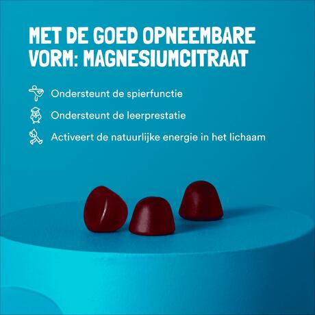 Yummugums Kids Magnesium Suikervrij 60 stuks